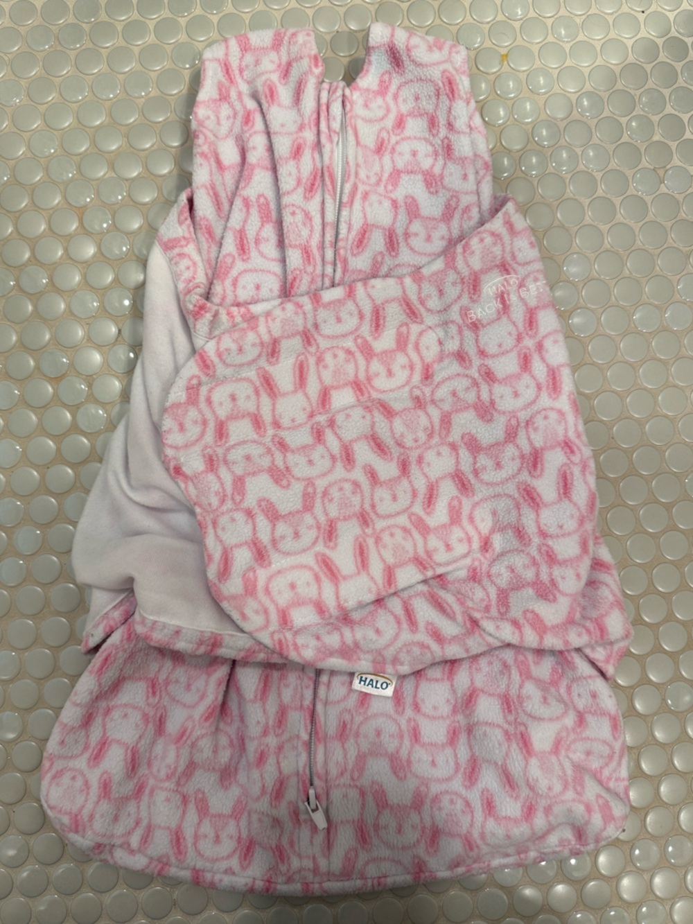 Halo Pink Bunny Fleece Sleep Sack